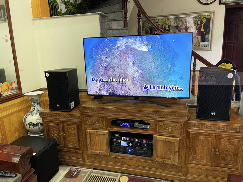 Dàn karaoke gia đình anh Thắng h5