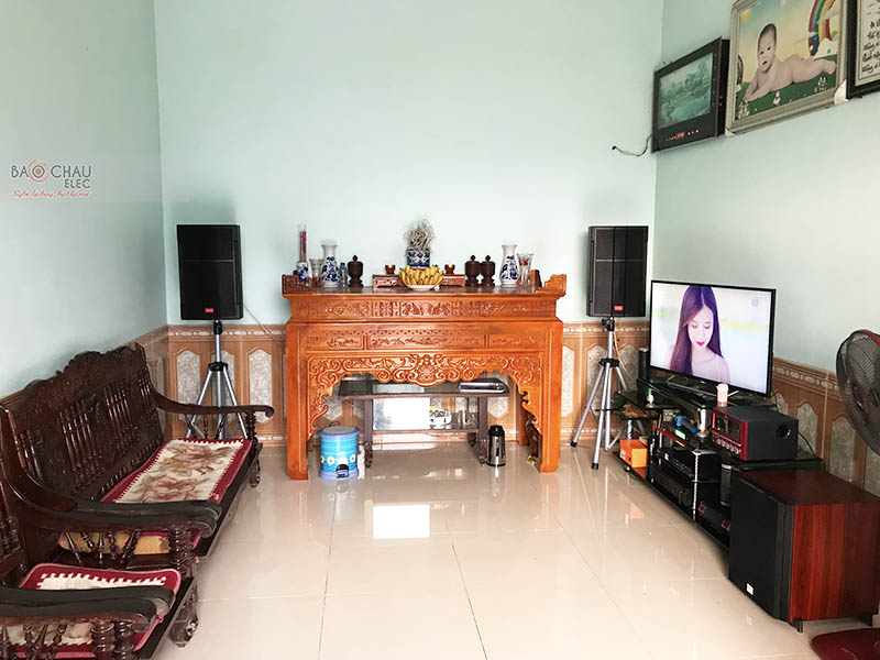Lắp đặt d&agrave;n karaoke gia đ&igrave;nh anh Vĩnh tại Bắc Giang