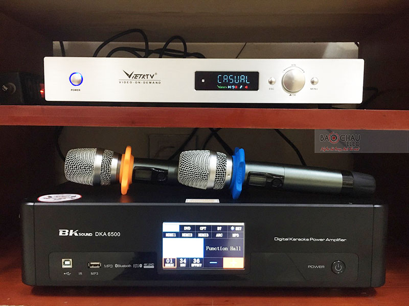 Dàn karaoke gia đình chị Thư h3