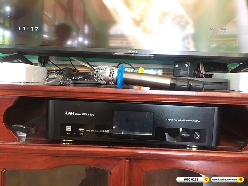 Lắp đặt dàn karaoke trị giá hơn 30 triệu cho chú Đương tại Bắc Giang (BMB CSS 1210SE, BKSound DKA 8500)