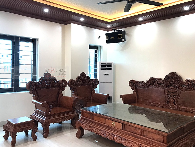 dàn karaoke cực VIP cho gia đình anh Sơn h7