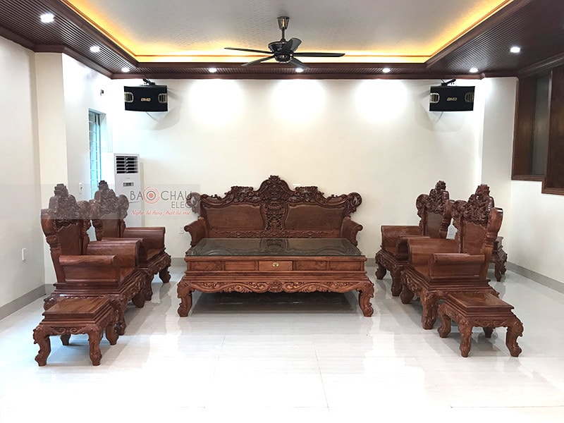 dàn karaoke cực VIP cho gia đình anh Sơn h10