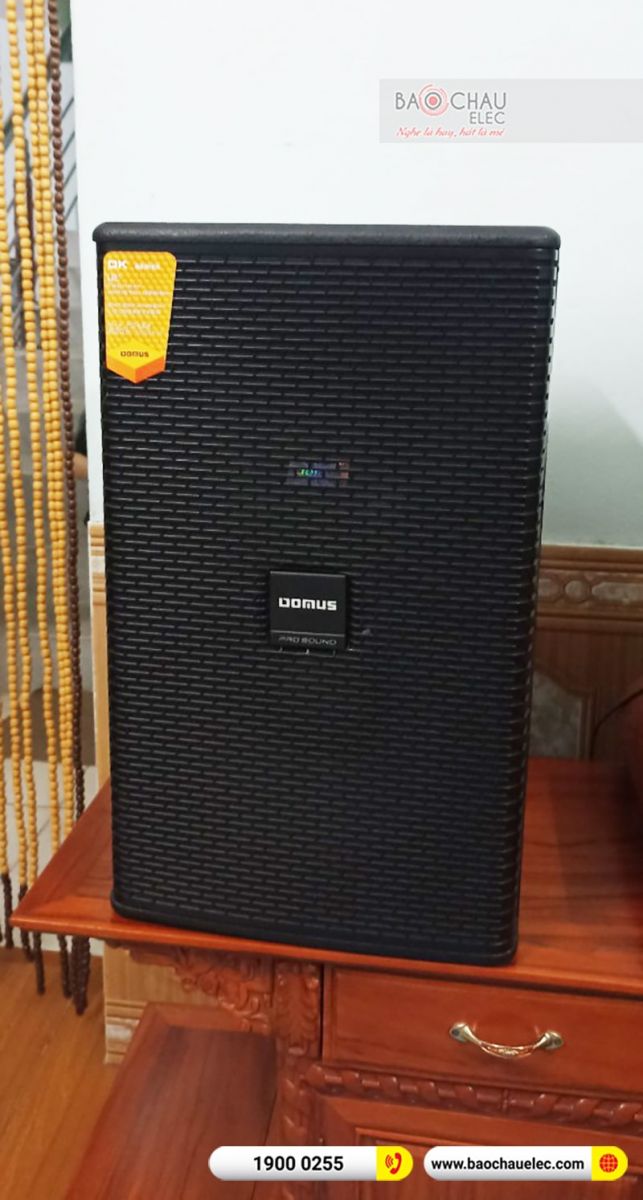 Lắp đặt dàn karaoke trị giá khoảng 40 triệu cho anh Bắc tại Bắc Ninh (Domus DK612S, AAP TD8004, BPR-5600, BCE UGX12, BKSound M8)