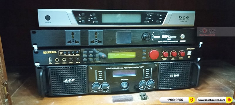 Lắp đặt dàn karaoke trị giá khoảng 40 triệu cho anh Bắc tại Bắc Ninh (Domus DK612S, AAP TD8004, BPR-5600, BCE UGX12, BKSound M8)