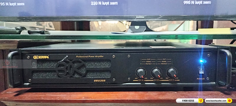 Lắp đặt dàn karaoke trị giá gần 50 triệu cho anh Phúc tại Bắc Ninh (BIK BSP 412II, VM630A, BPR-5600, BJ-W35, BJ-U600, BKSound M8)