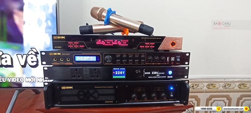Lắp đặt dàn karaoke trị giá hơn 70 triệu cho chị Hồng tại Bắc Ninh