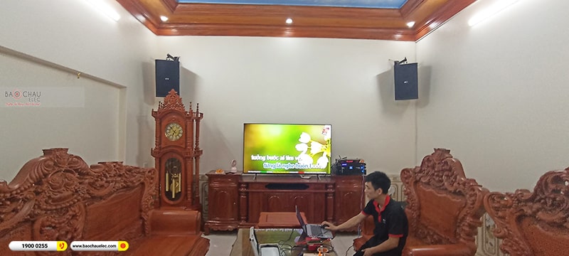 Lắp đặt dàn karaoke trị giá hơn 70 triệu cho chị Hồng tại Bắc Ninh