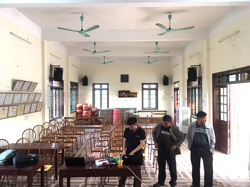 Dàn âm thanh hội trường cho thôn Tử Nê, Bắc Ninh h9
