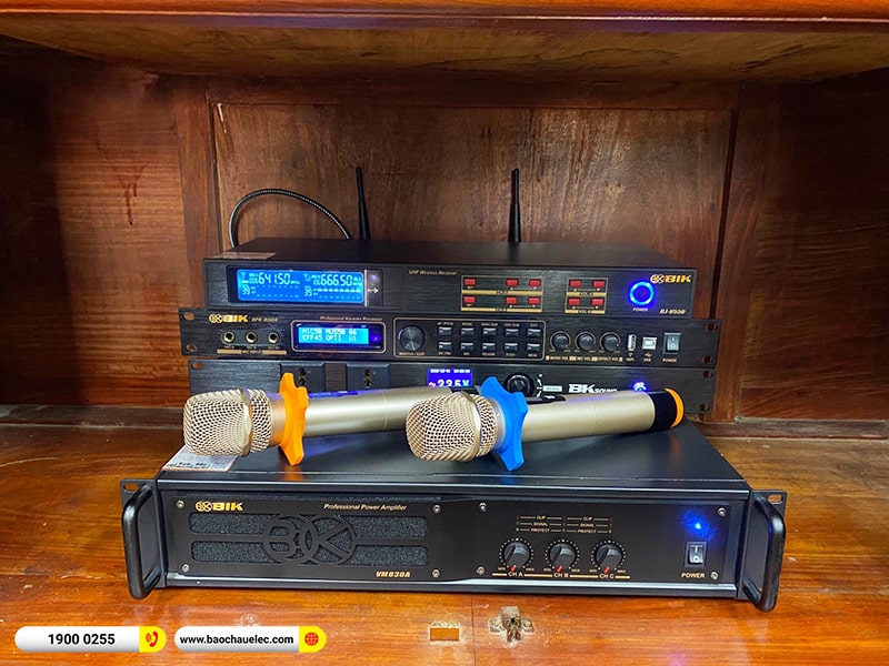 Lắp đặt dàn karaoke trị giá hơn 60 triệu cho anh Quang tại Bắc Ninh (BMB CSS 1212SE, VM830A, BPR-8500, BJ-W35, BJ-U550) 