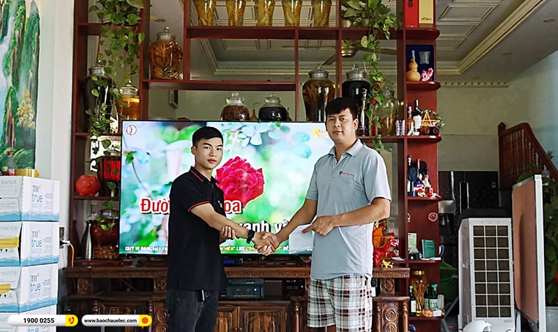 Lắp đặt dàn karaoke trị giá gần 50 triệu cho anh Doanh tại Bắc Ninh