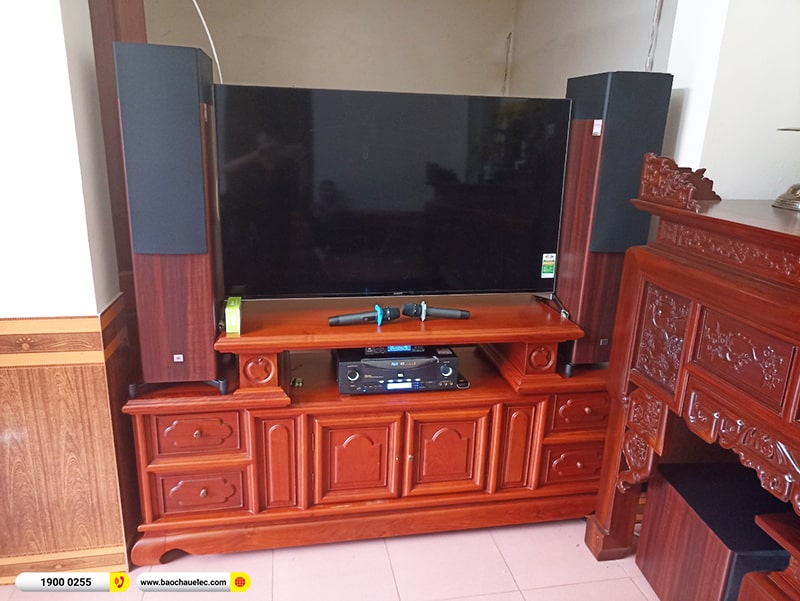 Lắp đặt dàn nghe nhạc, karaoke trị giá hơn 40 triệu cho anh Thực tại Bắc Ninh (JBL Stage A180, RMA-330A, JBL A120P, JBL VM200) 