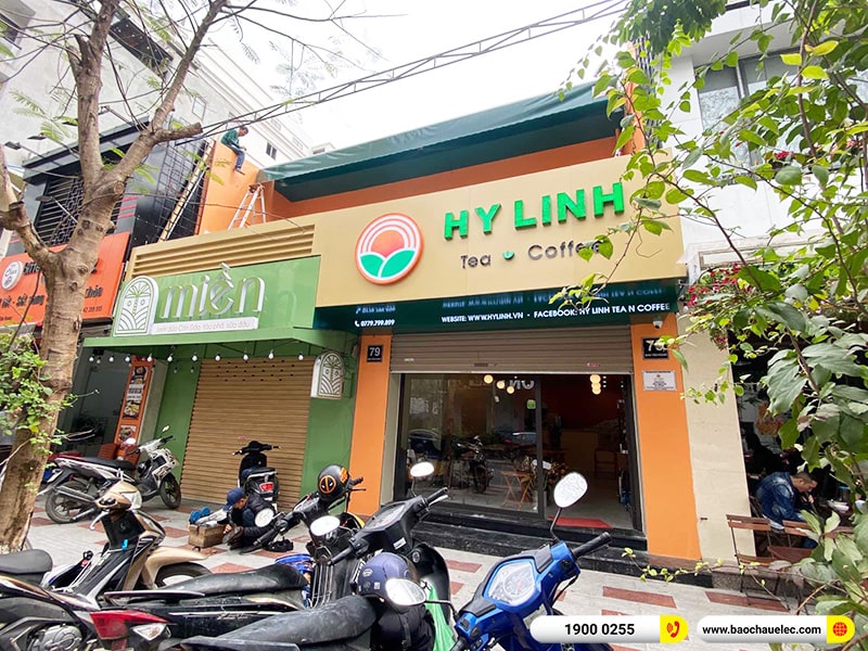 Lắp đặt dàn âm thanh cho quán Hy Linh Tea & Cafe tại Hải Phòng (RCF CMAX 4112, VM840A, KX180A, JBL CV18S, Yamaha WXC50) 