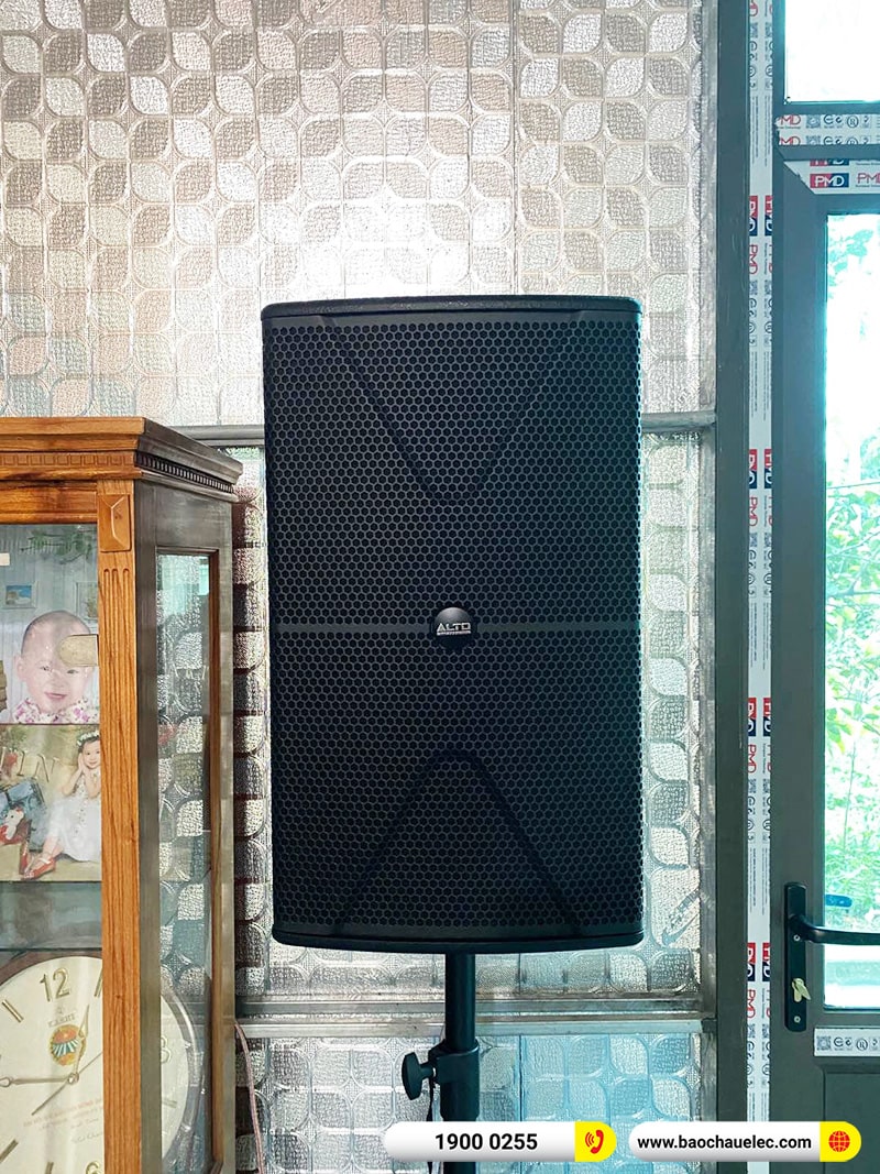 Lắp đặt dàn karaoke trị giá khoảng 30 triệu cho anh Đại tại Quảng Ninh (Alto AT2000II, VM620A, BPR-8500, DAC 233)