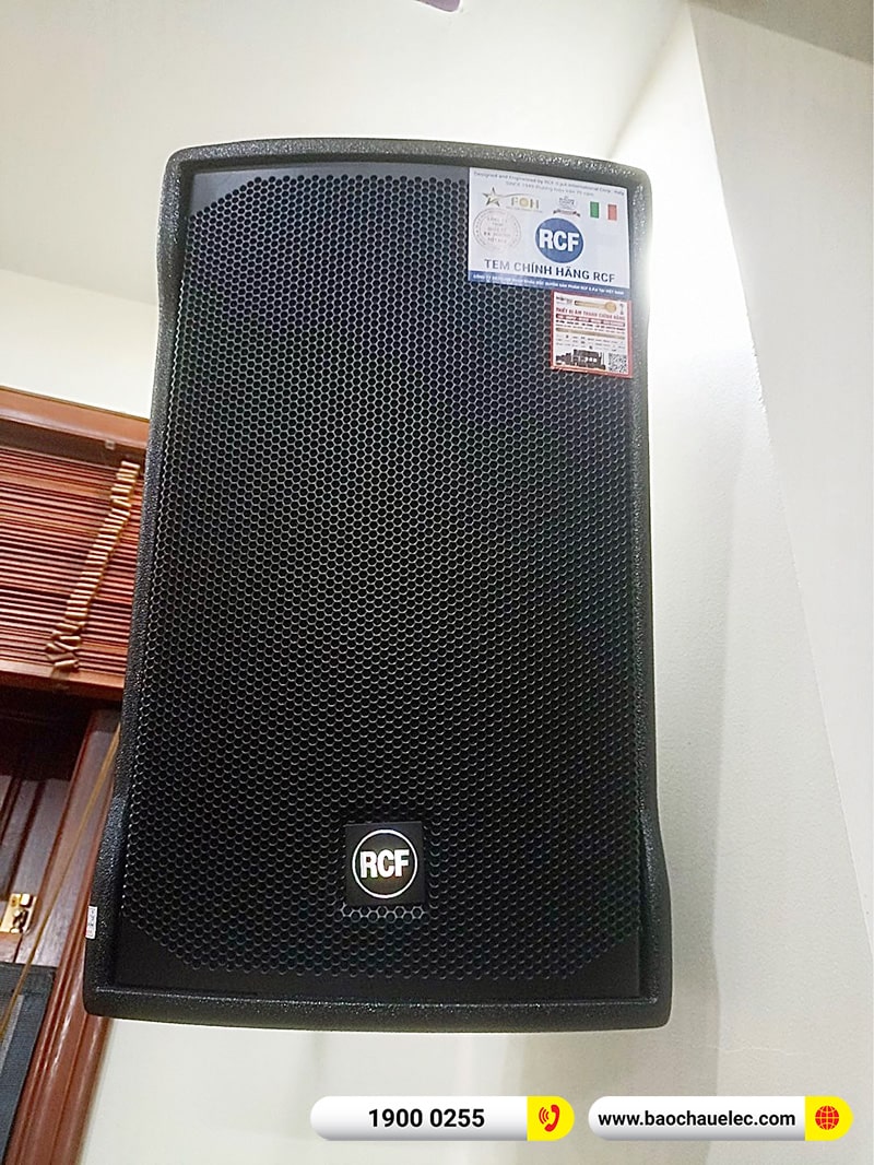 Lắp đặt d&agrave;n karaoke RCF hơn 113tr cho anh Đạt tại Bắc Ninh (RCF CMAX 3112 MK2, TD8004, J602, K9900II Luxury, W88Plus,&hellip;) 