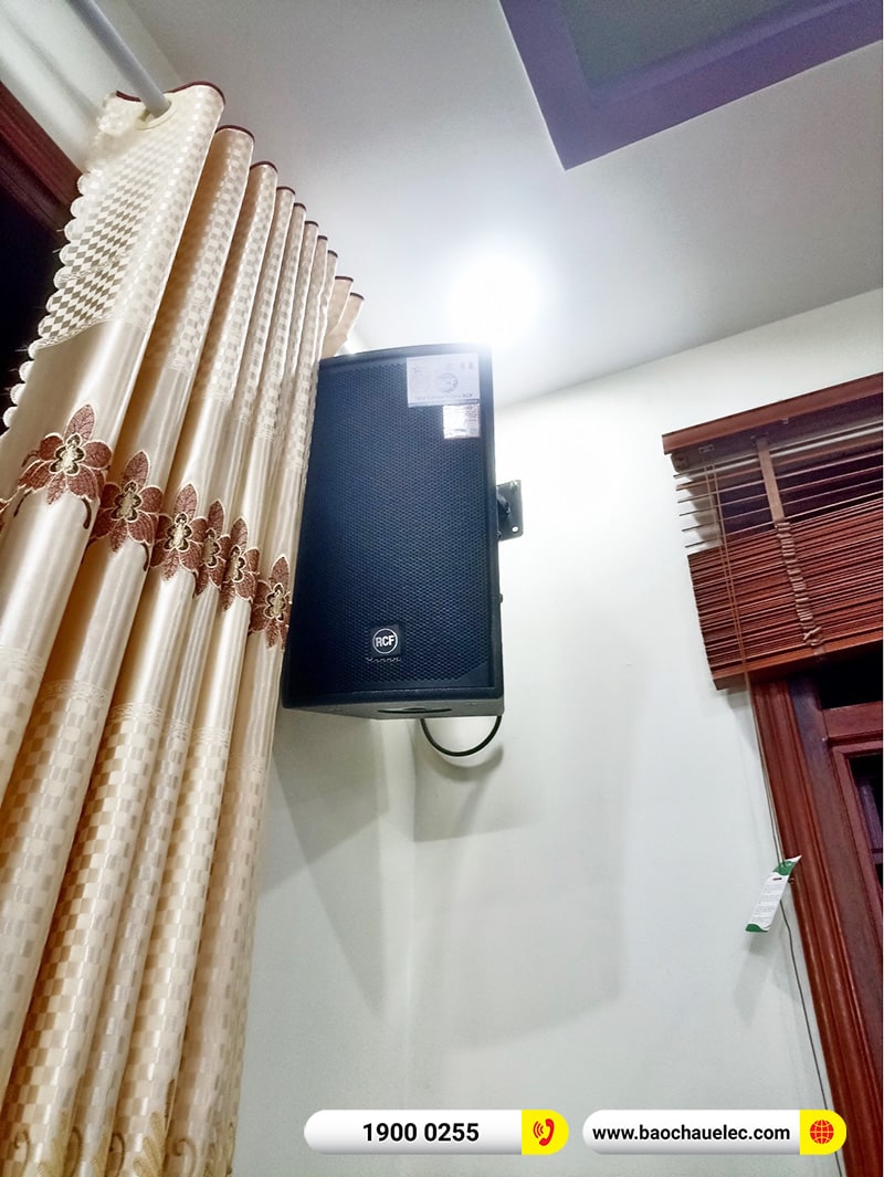 Lắp đặt d&agrave;n karaoke RCF hơn 113tr cho anh Đạt tại Bắc Ninh (RCF CMAX 3112 MK2, TD8004, J602, K9900II Luxury, W88Plus,&hellip;) 