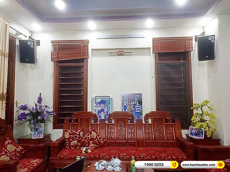 Lắp đặt d&agrave;n karaoke RCF hơn 113tr cho anh Đạt tại Bắc Ninh (RCF CMAX 3112 MK2, TD8004, J602, K9900II Luxury, W88Plus,&hellip;) 