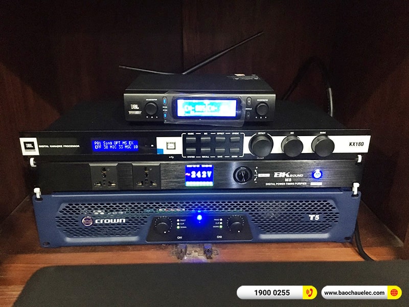 Lắp đặt dàn karaoke trị giá hơn 60 triệu cho anh Đức tại Bắc Ninh (JBL KI512, Crown T5, KX180A, Pasion 12SP, VM300, BKSound M8)