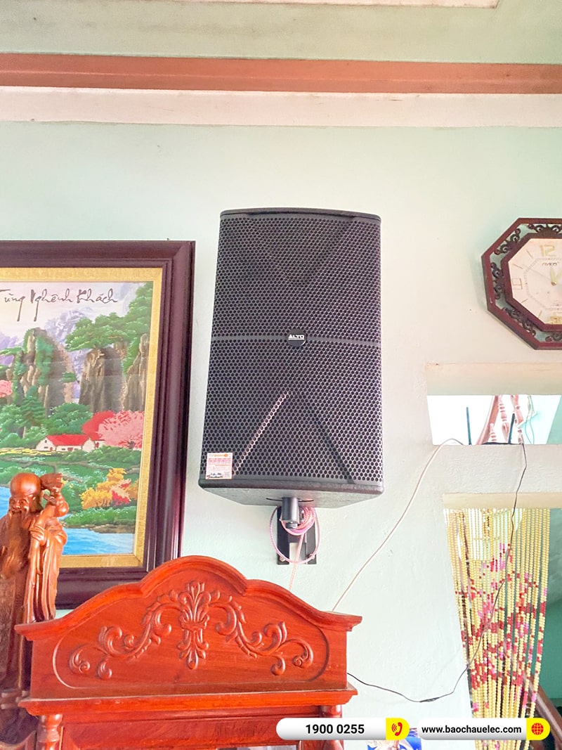 Lắp đặt dàn karaoke trị giá gần 40 triệu cho anh Dương tại Thái Nguyên (Alto AT2000II, APP MZ-66, X5 Plus, TX212S, BCE UGX12) 