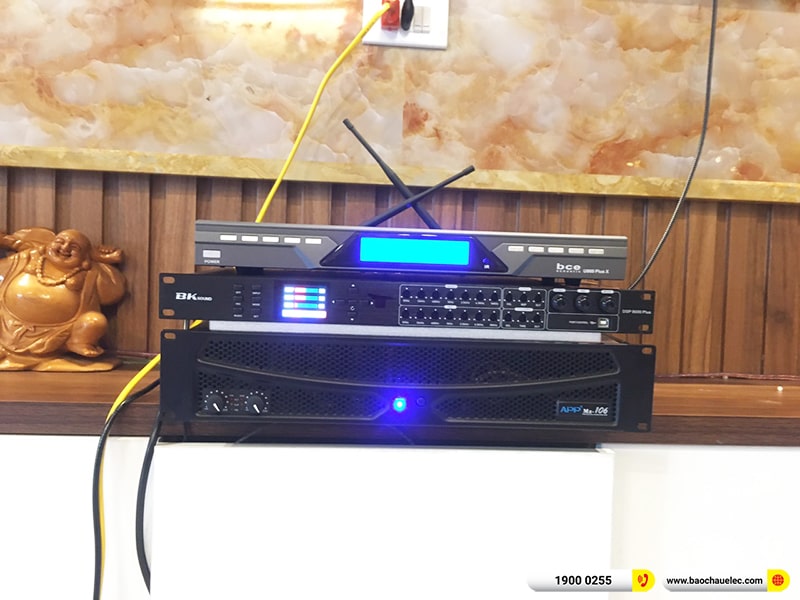 Lắp đặt dàn karaoke trị giá gần 30 triệu cho anh Đương tại Bắc Ninh (Denon DP-R212, APP MZ106, DSP-9000 Plus, U900 Plus X) 