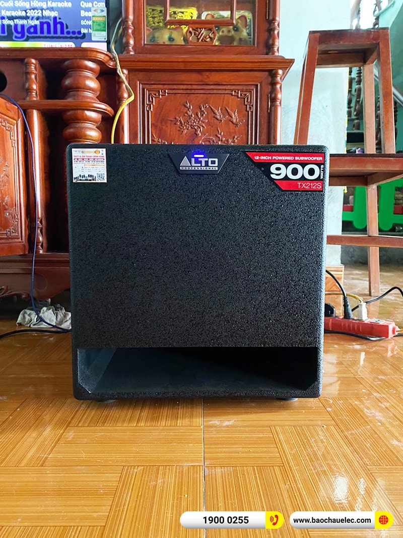 Lắp đặt dàn karaoke trị giá gần 40 triệu cho anh Dương tại Thái Nguyên (Alto AT2000II, APP MZ-66, X5 Plus, TX212S, BCE UGX12) 