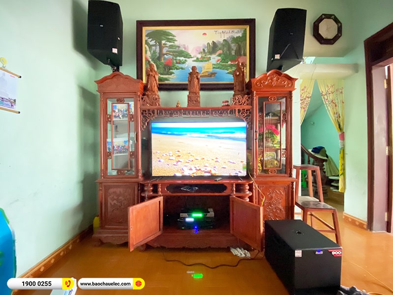 Lắp đặt dàn karaoke trị giá gần 40 triệu cho anh Dương tại Thái Nguyên (Alto AT2000II, APP MZ-66, X5 Plus, TX212S, BCE UGX12) 