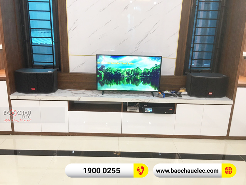 Dàn karaoke gia đình anh Hưởng
