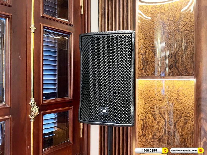 Lắp đặt dàn karaoke trị giá khoảng 260 triệu cho anh Mạnh tại Bắc Ninh (RCF CMAX 4110, IPS 2700, IPS 5.0K, Kx180A, S8018II, S290D,…)