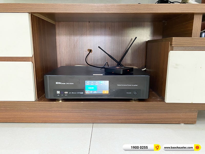 Lắp đặt dàn karaoke trị giá hơn 30tr cho anh Mạnh tại Bắc Ninh (Amate Key 10Lắp đặt dàn karaoke trị giá hơn 30tr cho anh Mạnh tại Bắc Ninh (Amate Key 10, BKSound DKA 6500, BKSound SW612B) , BKSound DKA 6500, BKSound SW612B) 