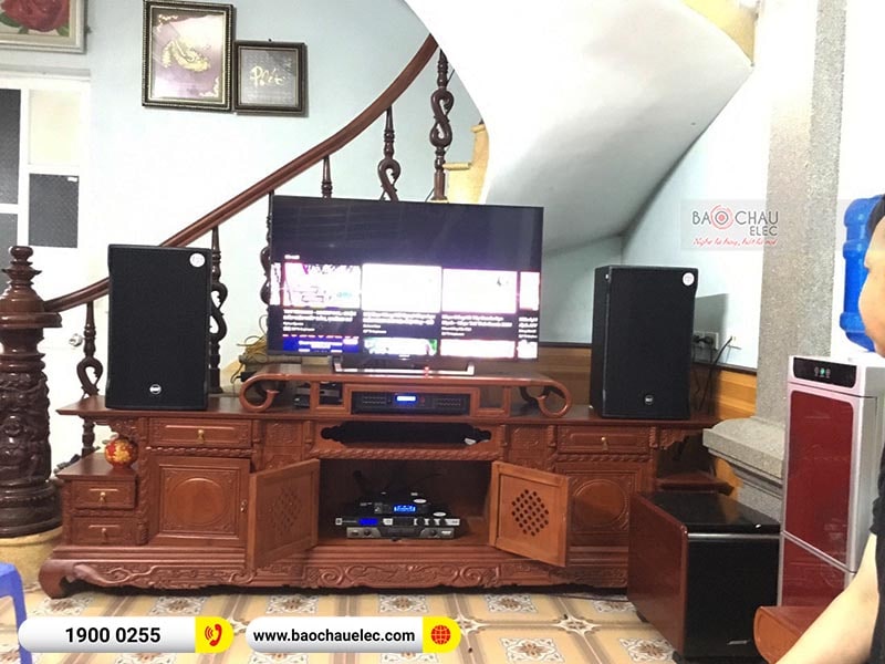 Dàn karaoke gia đình anh Mậu