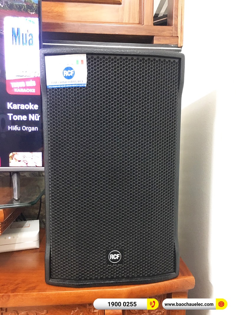 Lắp đặt dàn karaoke RCF hơn 91tr cho anh Minh tại Bắc Ninh (RCF CMAX 4112, BPA-8200, KX180A, SPL150, VM200)