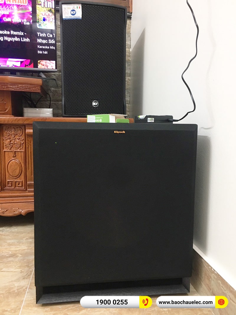 Lắp đặt dàn karaoke RCF hơn 91tr cho anh Minh tại Bắc Ninh (RCF CMAX 4112, BPA-8200, KX180A, SPL150, VM200)