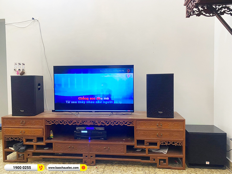 Lắp đặt dàn karaoke trị giá hơn 30 triệu cho anh Nam tại Bắc Ninh (Denon DP-R212, APP MZ-66, X5 Plus, SW512B, U900 Plus X) 