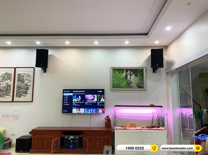 Dàn karaoke gia đình anh Nhã