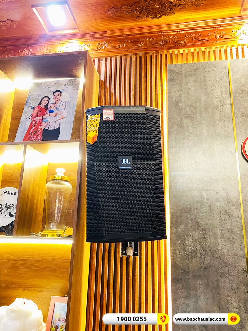 Lắp đặt dàn karaoke JBL hơn 44tr cho anh Tú tại Thái Nguyên (JBL XS12, BKSound DKA 8500, SW612B) 