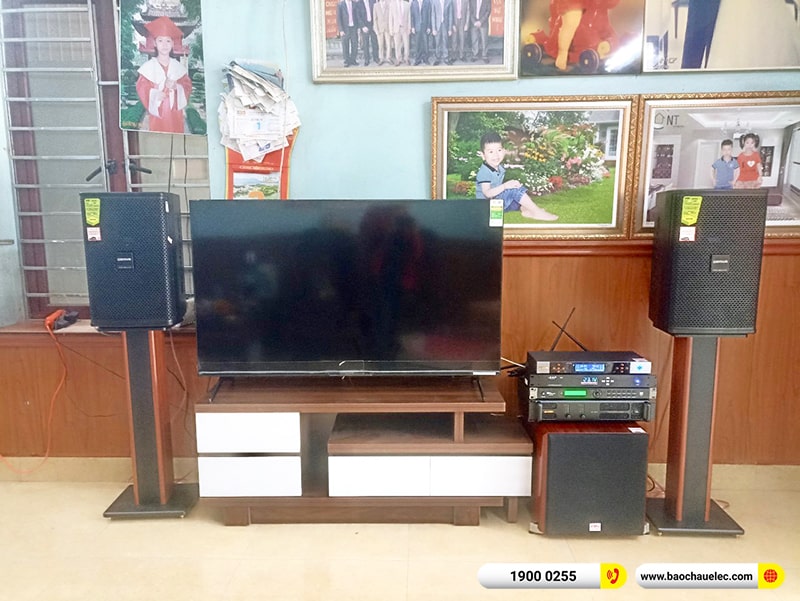 Lắp đặt dàn karaoke Domus hơn 35tr cho anh Vẻ tại Bắc Ninh (Domus DP6100 Max, CA-J602, KP500, SW512C, BJ-U500, AAP P8) 