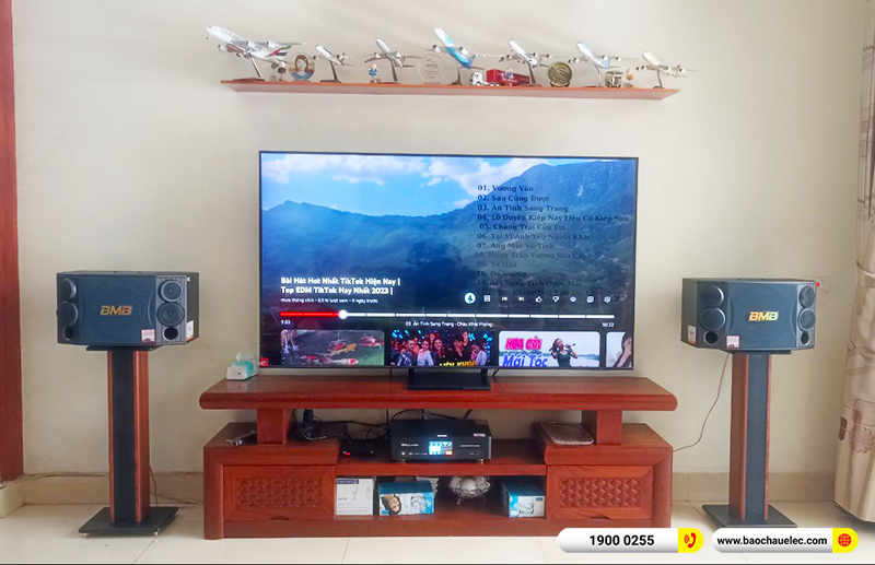 Lắp đặt dàn karaoke BMB 26tr cho anh Việt tại Bắc Ninh (BMB CSD 880SE, BKSound DKA 8500)