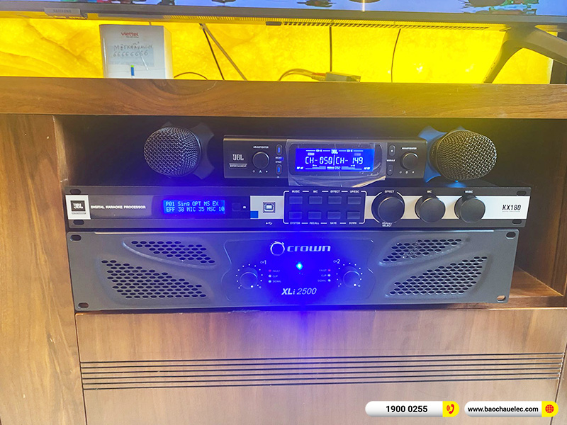 Lắp đặt dàn karaoke trị giá hơn 70 triệu cho bác Sáu tại Bắc Ninh (JBL KP4012 G2, Xli2500, KX180A, JBL VM300)