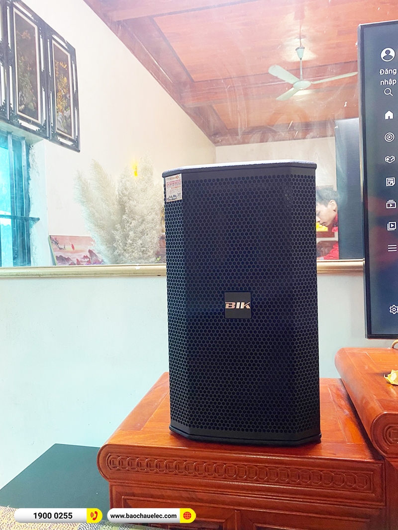 Lắp đặt dàn karaoke trị giá gần 30 triệu cho chị Hòa tại Bắc Ninh (BIK BSP 410II, BKSound DKA 6500, BKSound SW512C) 