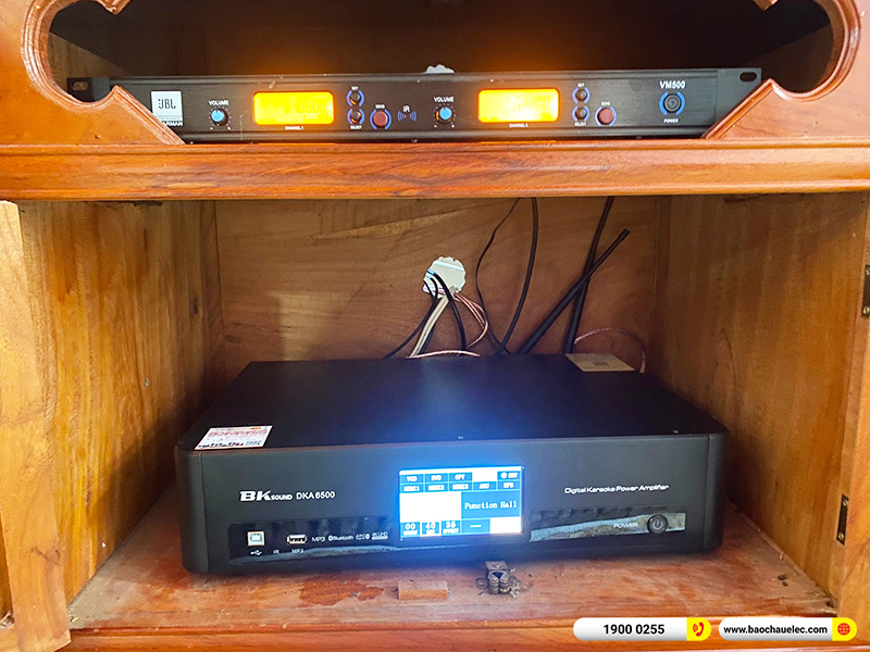 Lắp đặt dàn karaoke trị giá gần 30 triệu cho chị Hòa tại Bắc Ninh (BIK BSP 410II, BKSound DKA 6500, BKSound SW512C) 