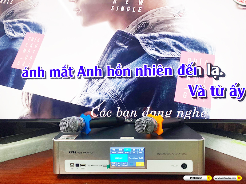 Lắp đặt dàn karaoke trị giá hơn 20 triệu cho chị Hồng tại Bắc Ninh (Bik BJ-S968, BKSound DKA 8500) 