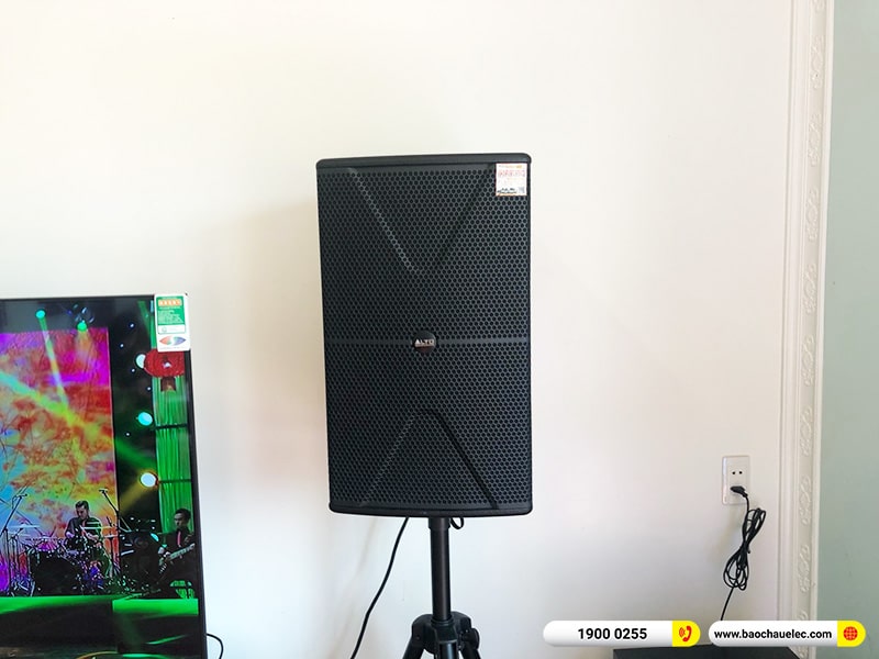 Lắp đặt d&agrave;n karaoke trị gi&aacute; gần 40 triệu cho chị Lan Anh tại H&agrave; Nội (Alto AT2000II, VM620A, X6 Luxury, SW612B, BJ-U500) 
