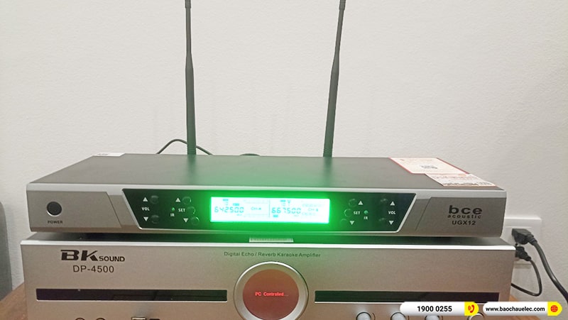 Lắp đặt dàn karaoke trị giá hơn 50 triệu cho chị Trang tại Bắc Ninh (JBL CV1252T, BIK BS-999X, BKSound DP-4500, SW815, UGX12) 