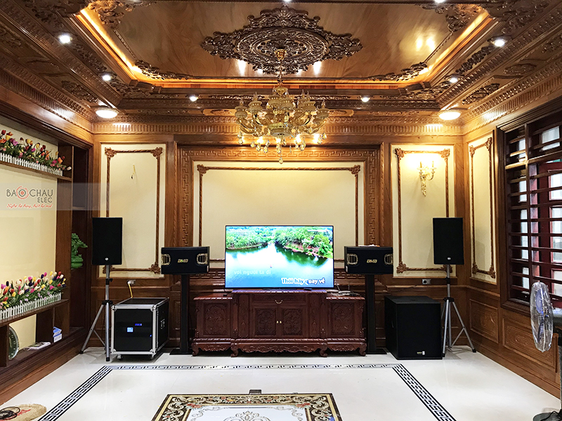 Lắp đặt d&agrave;n karaoke gia đ&igrave;nh anh Đạo tại Bắc Ninh