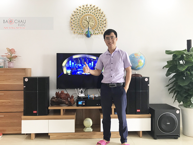 Dàn karaoke gia đình anh Hùng h4