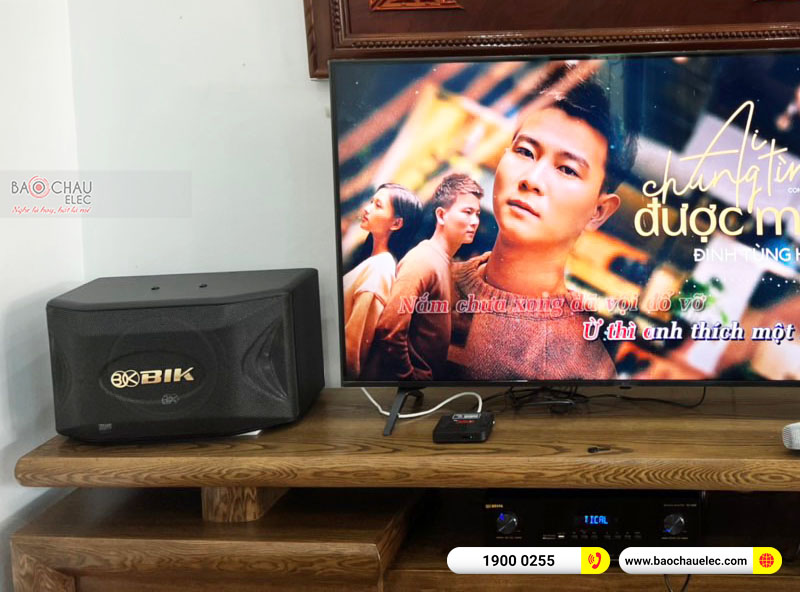 Lắp đăt dàn karaoke gia đình anh Thành