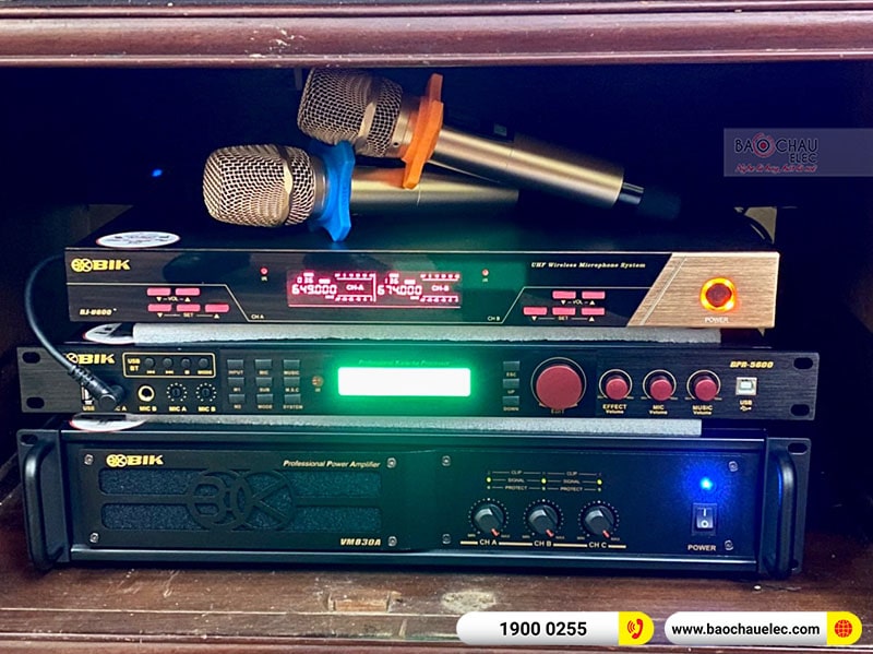 Lắp đặt dàn karaoke anh Trọng tại Bắc Ninh