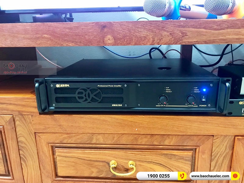Lắp đặt dàn karaoke gia đình anh Vinh tại Bắc Ninh