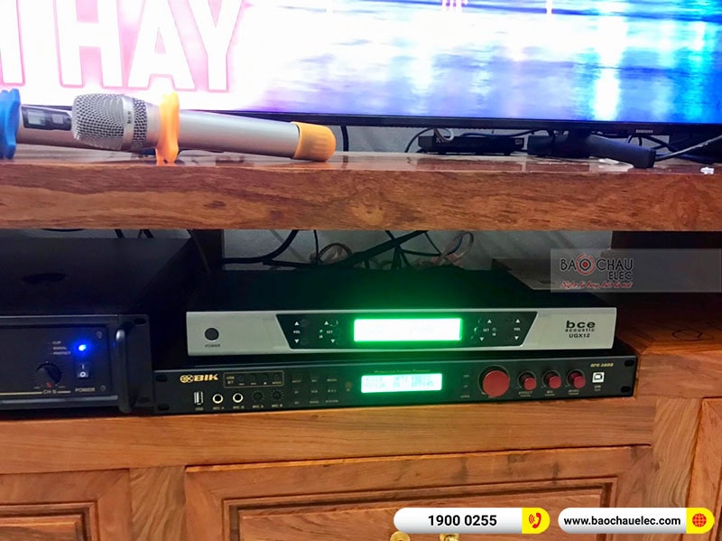Lắp đặt dàn karaoke gia đình anh Vinh tại Bắc Ninh