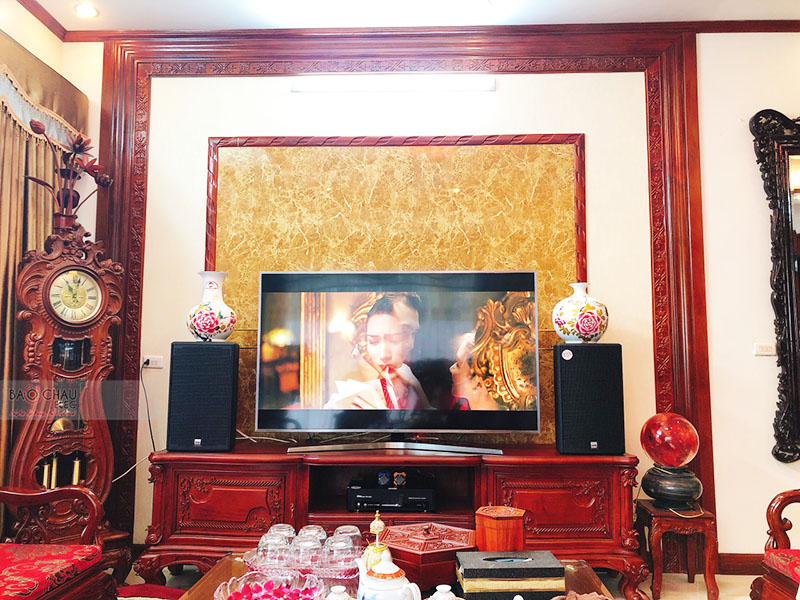 Dàn karaoke gia đình chị Mai h4
