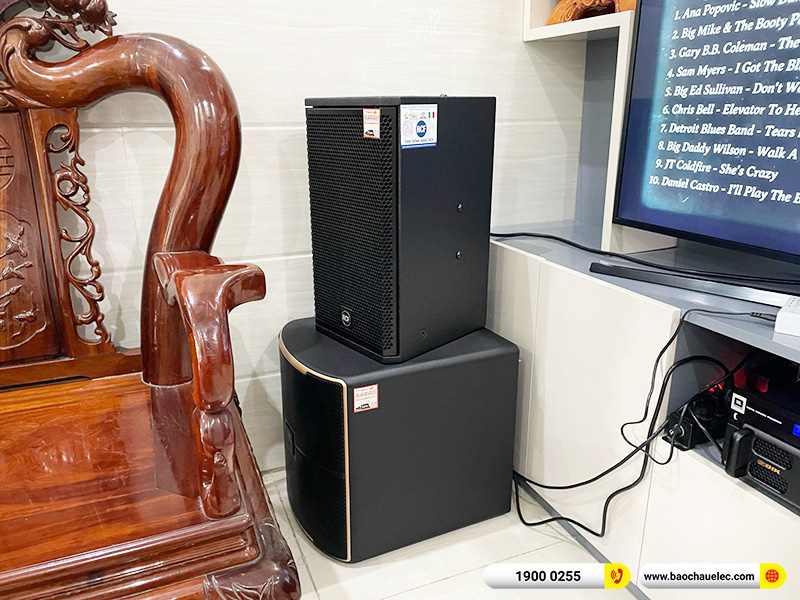 Lắp đặt dàn karaoke RCF hơn 60tr cho chú Định tại Đồng Nai (RCF X-MAX 10, CA-J802, KX180A, Pasion 12SP, VM300)